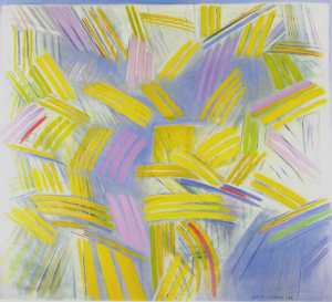 Urpu Ilasmaa, Journey to The Beyond 1985, oil 170 x 150 cm